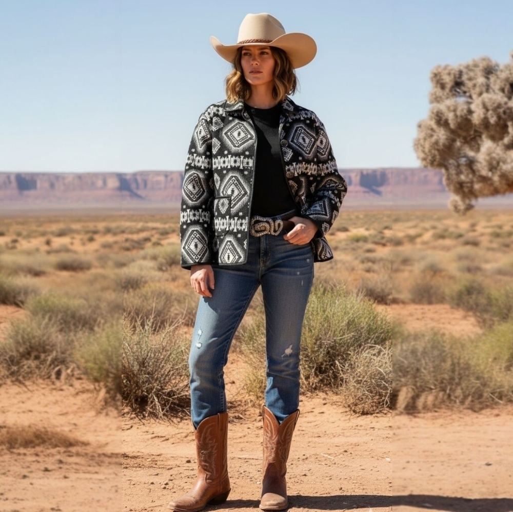 Red Ranch Aztec Southwestern Jacket Medium